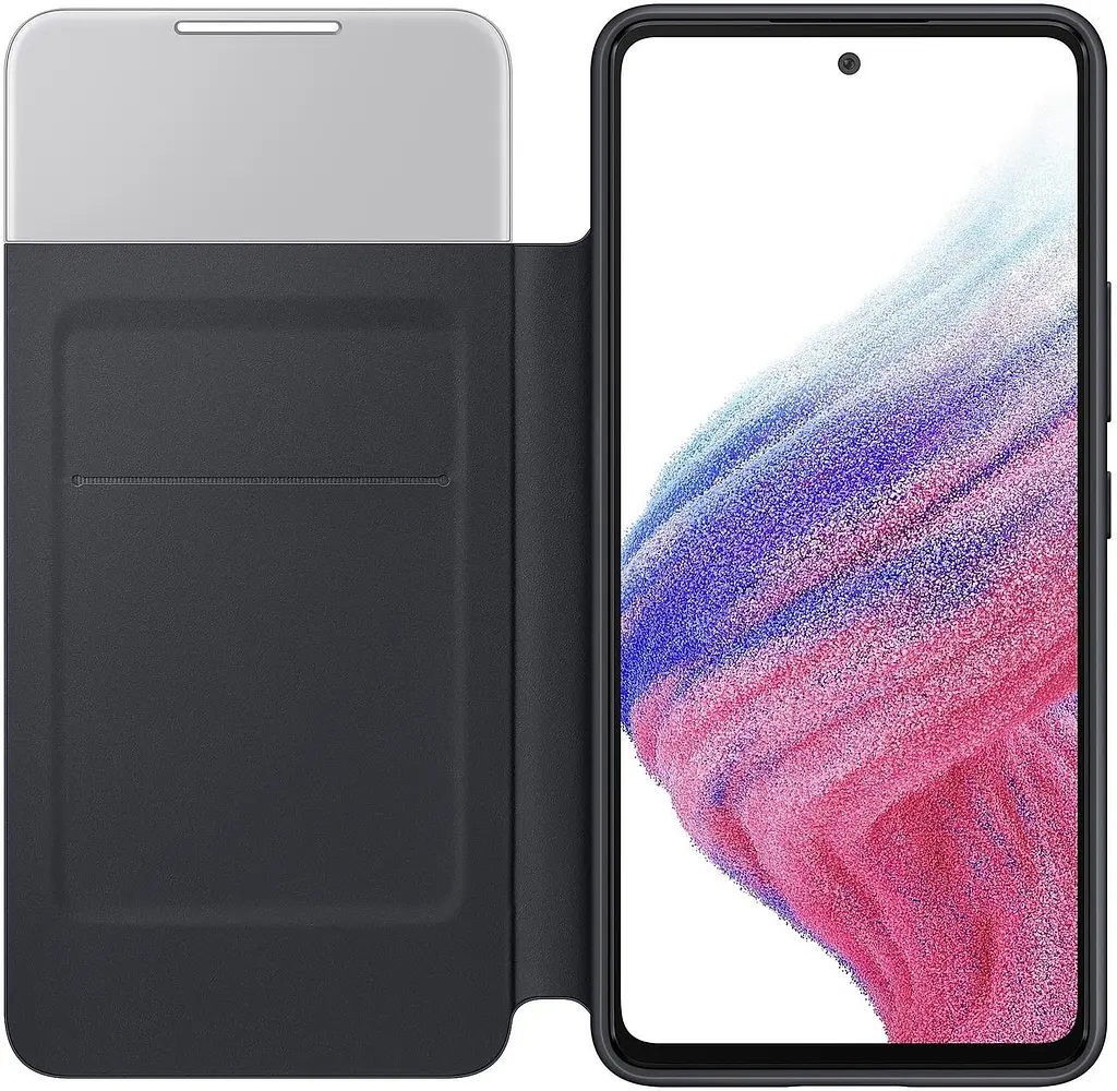 Чохол-книжка S-View Clear View Cover EF-EA536PBEGRU для Samsung Galaxy A53 5G (6.5") Чорний - фото 4