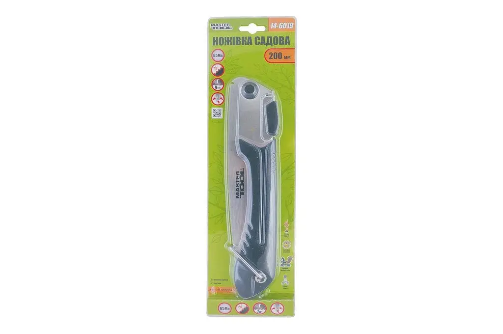 Пила ручна для обрізки гілок садова Mastertool 440 мм x 9T x 1" x 3D складана - фото 2