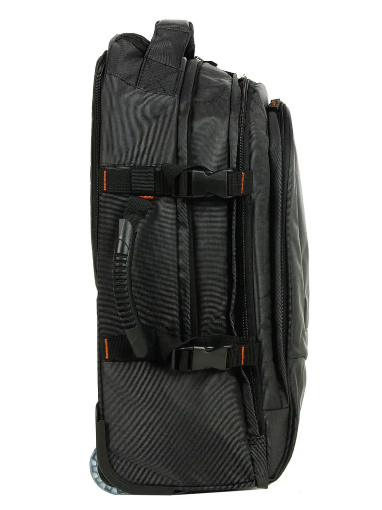 Дорожня сумка-рюкзак на колесах Airtex 560/2 53×35,5×22см S 27л Темно-сірий - фото 6