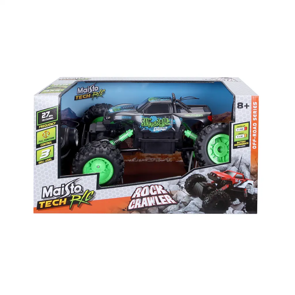 Автомодель на радіокеруванні Maisto Tech Rock Crawler чорний (81152 black) - фото 12