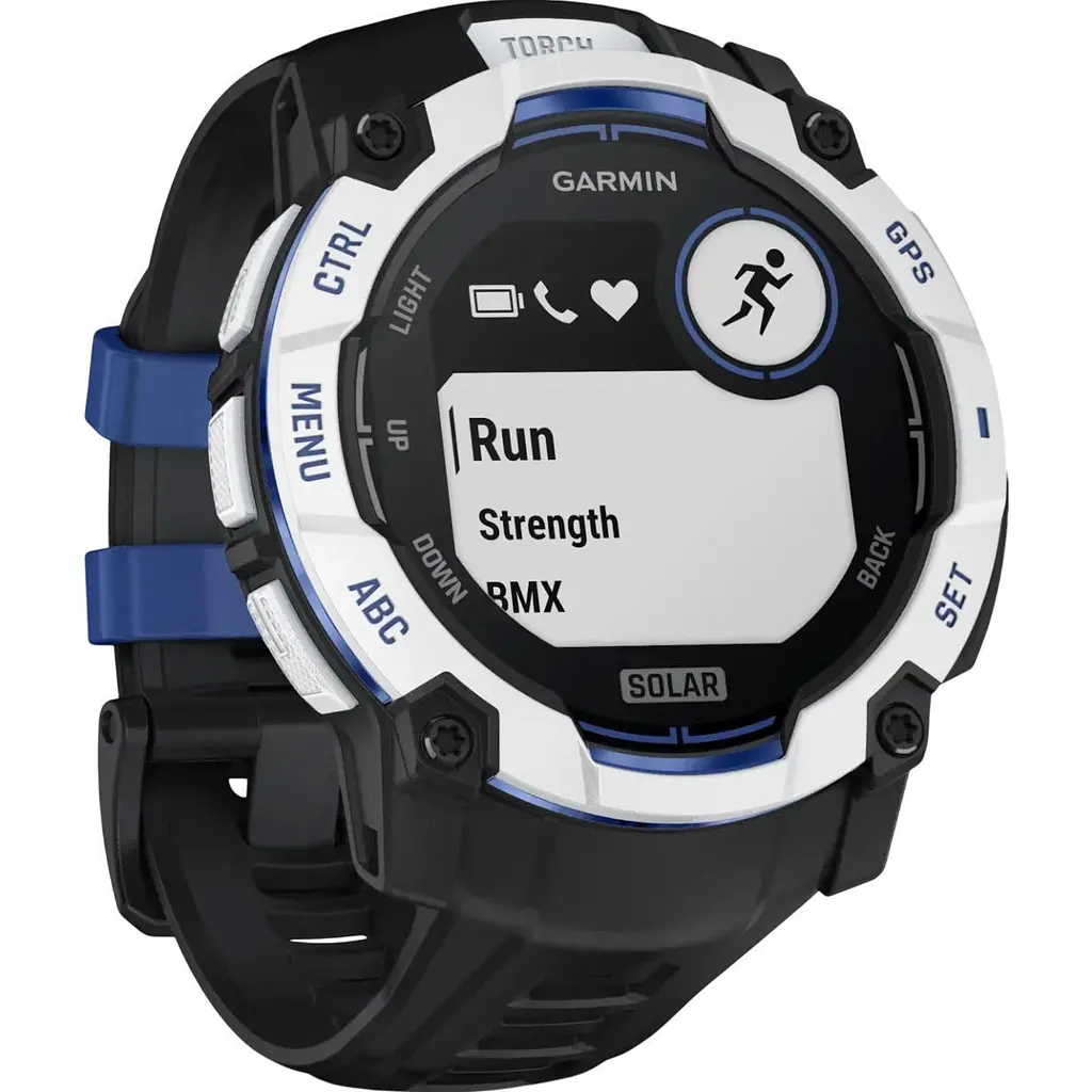 Смарт-годинник Garmin Instinct 3 Solar 50mm Whitestone with Black Band (010-02935-03) [156742] - фото 3