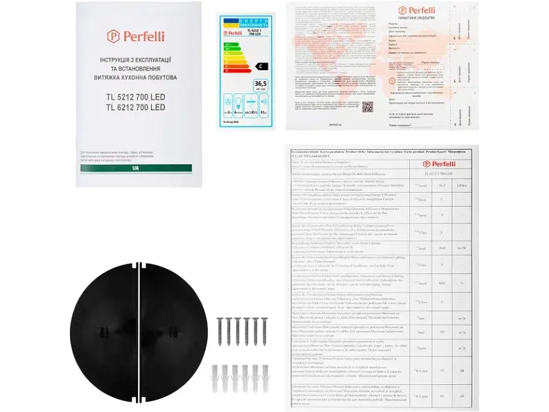 Витяжка Perfelli TL 6212 I 700 LED - фото 10