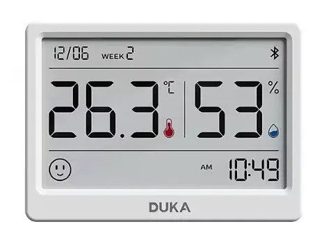 Датчик Термометр гігрометр + годинник ATuMan TH2 Clock Thermometr Hygrometer (Китайська версія)