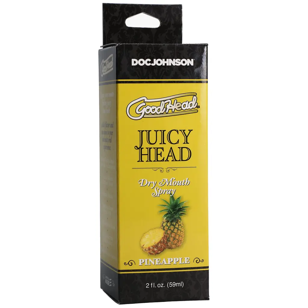 Зволожувальний спрей оральний Doc Johnson GoodHead – Juicy Head Dry Mouth Spray – Pineapple 59мл - фото 2