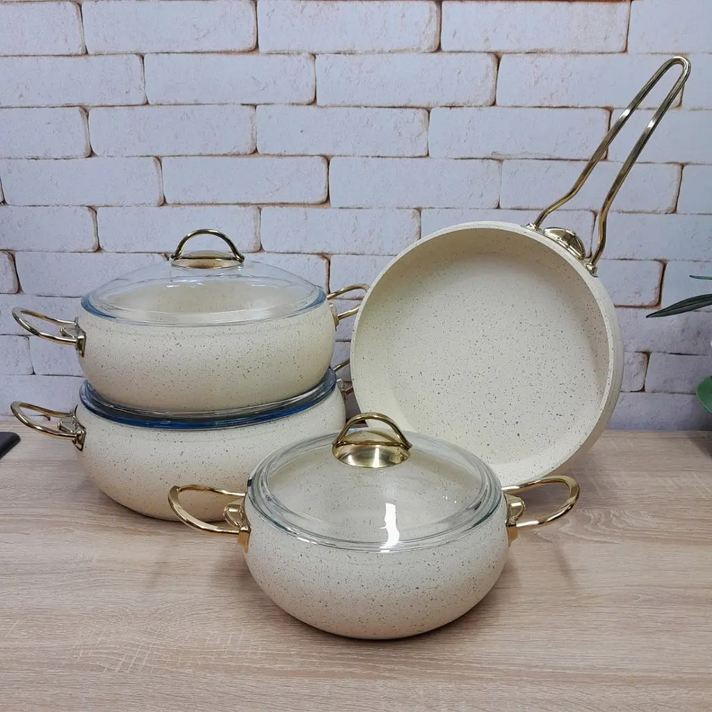 Набір посуду O.M.S. Collection 3023 IND-Ivory 7 предметів