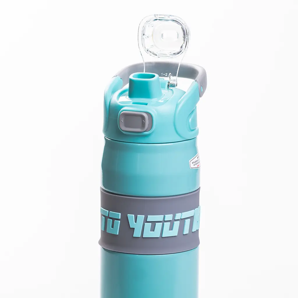 Термос спортивний TO YOUTH 680 мл з мундштуком, м'ятний Yiwu HP-14-54M - фото 3