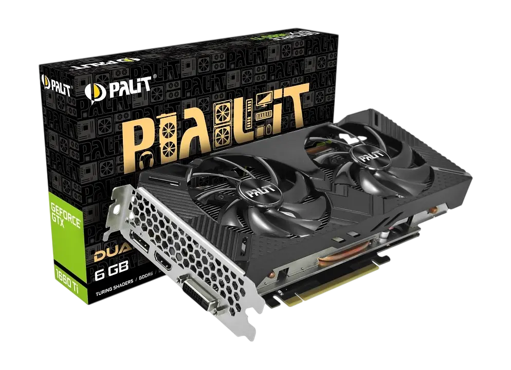 Відеокарта GeForce GTX 1660 Ti 6GB Palit Dual (NE6166T018J9-1160C) Б/В - фото 4