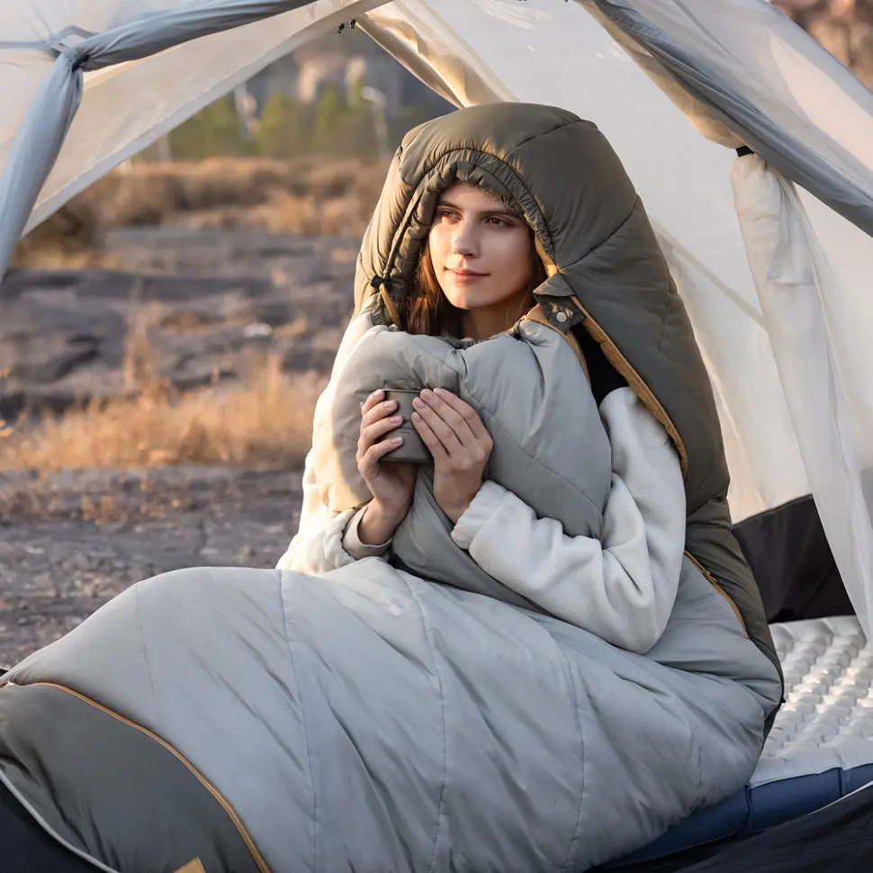 Спальник Naturehike Pro MG270 CNK2550WS044, p-p XL, зелений - фото 2