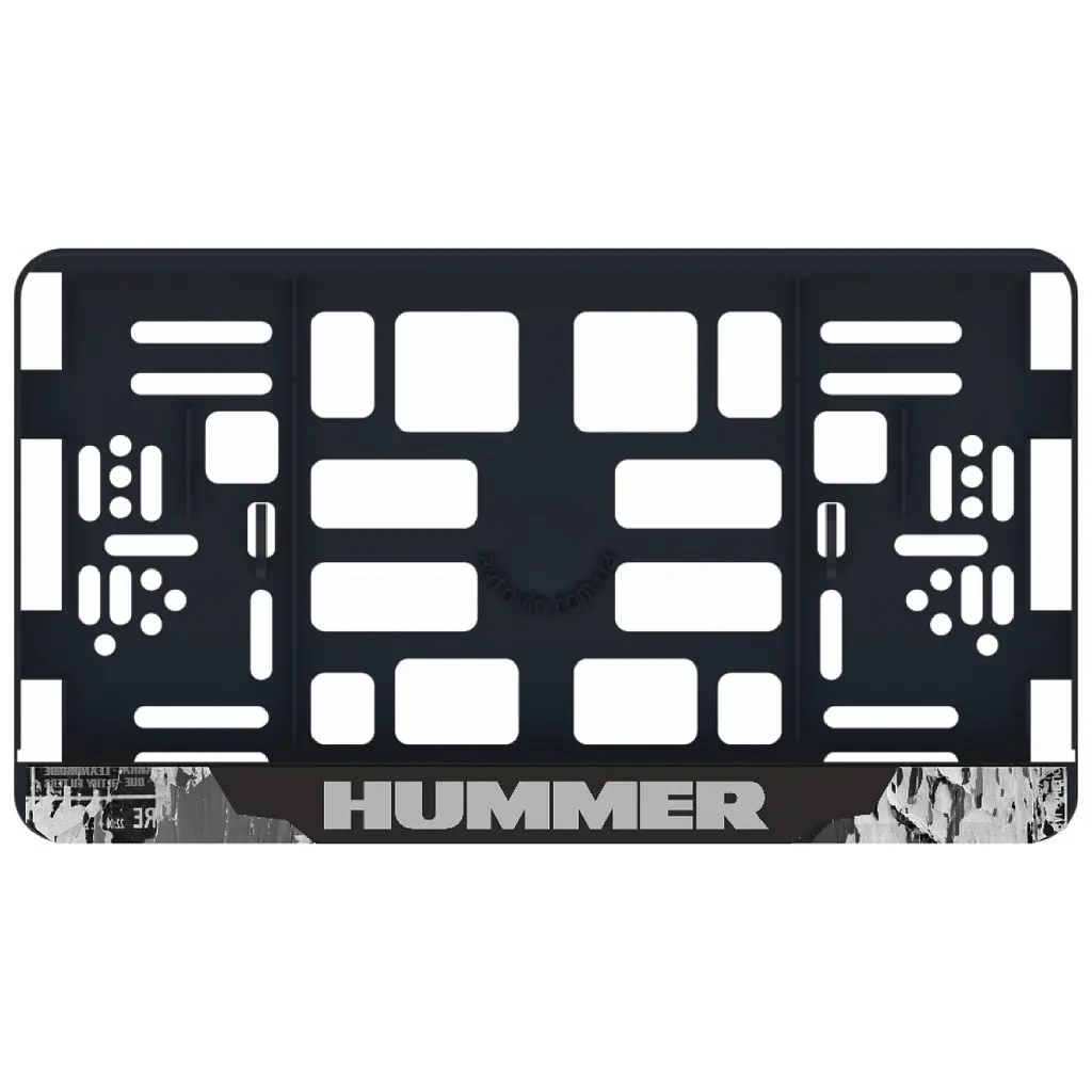 Рамка номера Hummer під Американський номер 300х150 мм Кольоровий Логотип