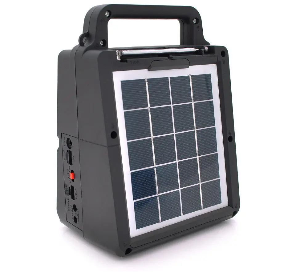 Зарядная станция, фонарь с солнечной панелью KENSA FP05+Solar+Bluetooth колонка, аккумулятор - фото 3