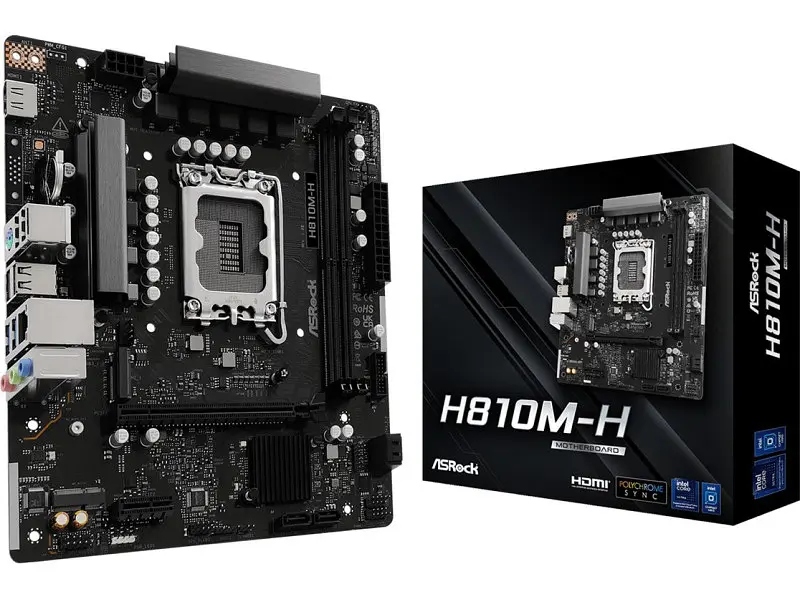Материнська плата ASRock H810M-H - фото 2