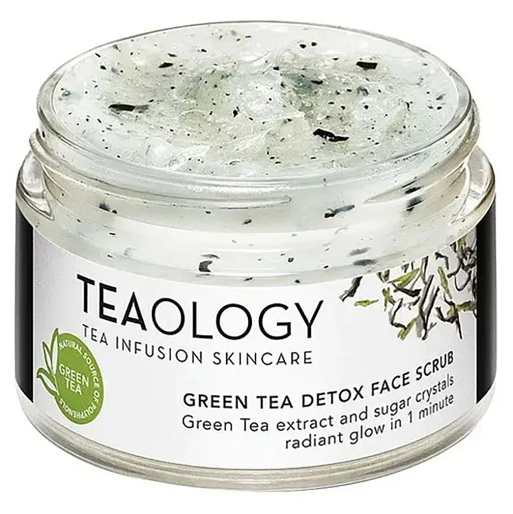 Скраб для обличчя Teaology Green Tea Detox Face Scrub на основі екстракту зеленого чаю 50 мл - фото 3