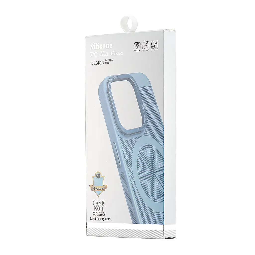 Чохол Perfomed with MagSafe Protected Camera iPhone 15 Light Blue - фото 2