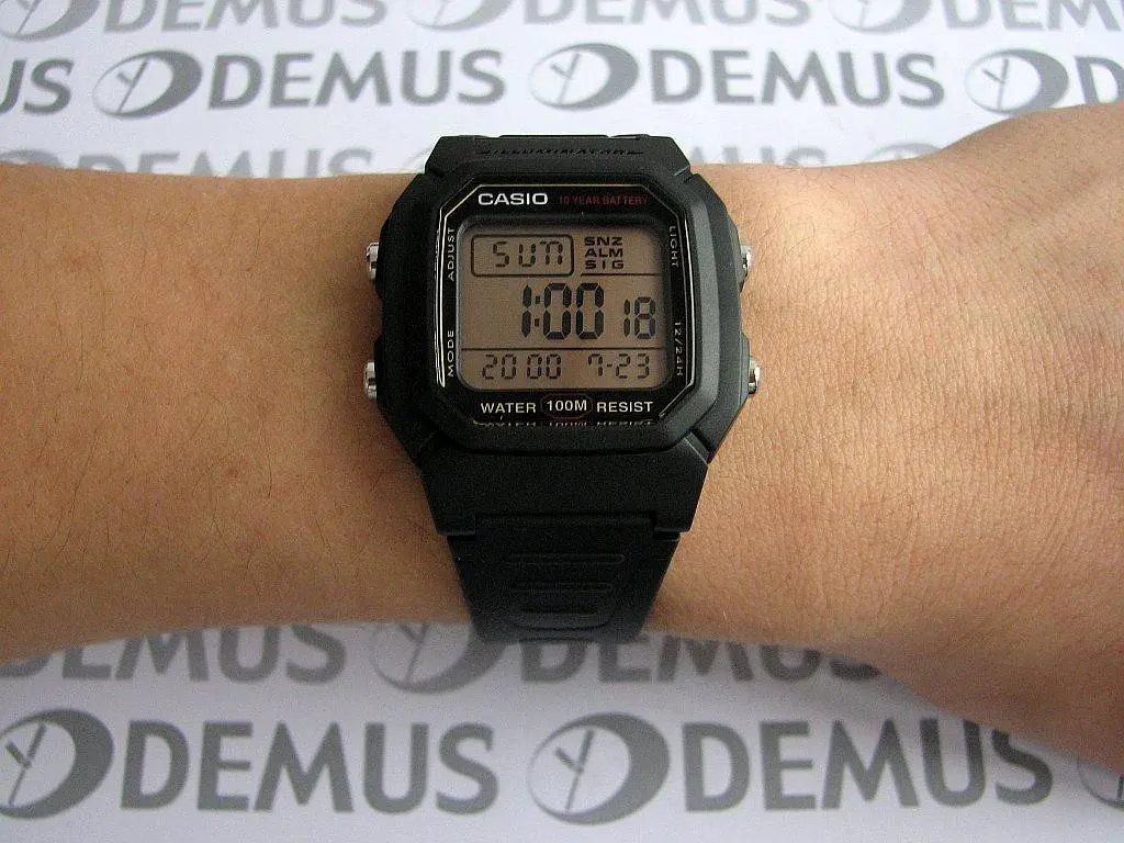 Часы мужские кварцево-электронные спортивные стильные оригинал Casio W-800HG-9AVEF (модуль №3240, 3092) - фото 8