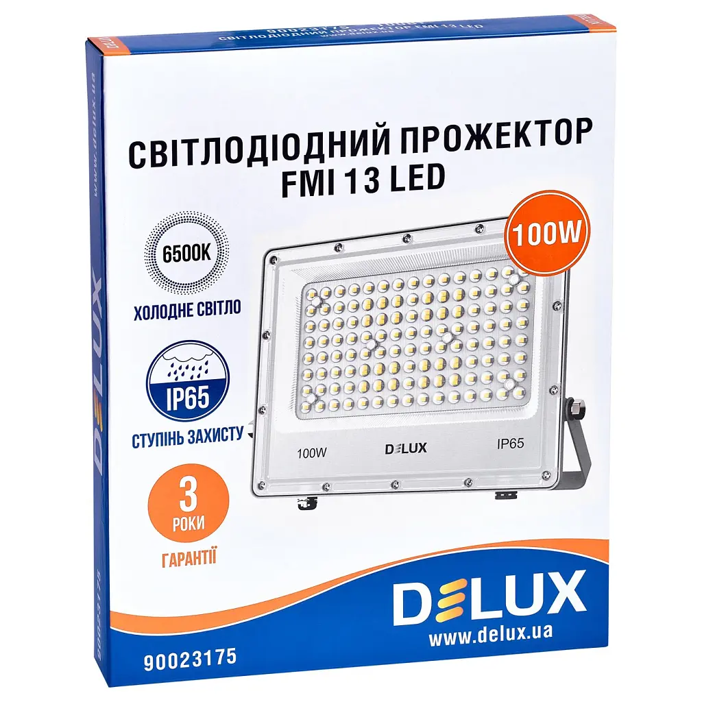 Прожектор Delux FMI 13 LED 100Вт 6500K IP65 (90023175) - фото 3