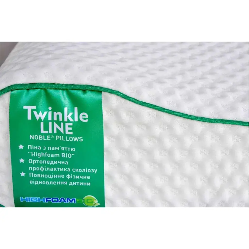 Подушка Highfoam дитяча ортопедична Noble Twinkle Air 49 х 32 х 10.5 см (4820000883696) - фото 7
