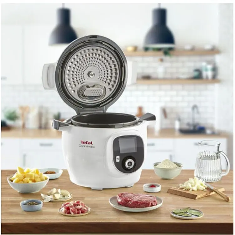 Мультиварка-скороварка Tefal Cook4Me + 1600 Вт біла (CY851130) - фото 19