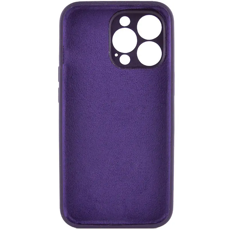 Чохол Silk Full Camera Protective (AA) NO LOGO для Apple iPhone 16 Pro (6.3") Фіолетовий / Elderberry - фото 2