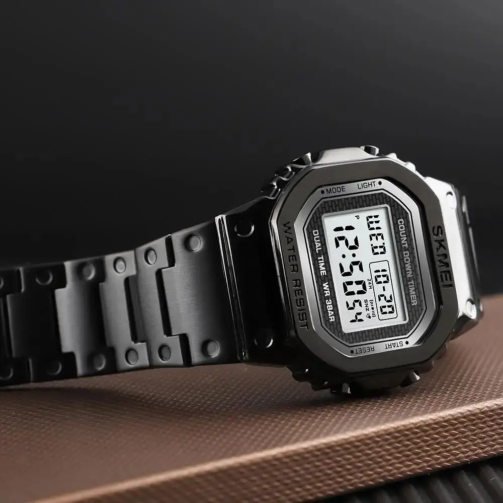 Наручний годинник Skmei 1456 Black, 1456BK (17134) - фото 3