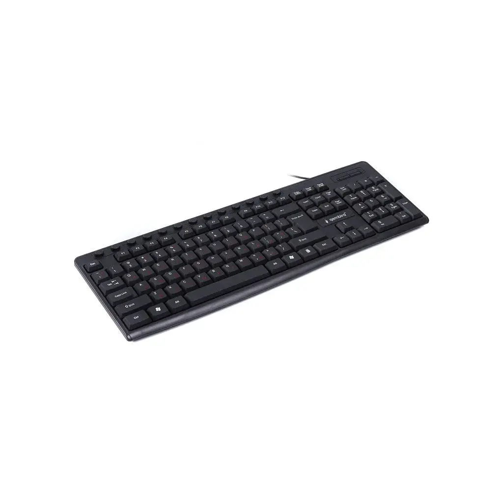 Клавіатура Gembird KB-UM-107-UA USB Black (KB-UM-107-UA) - фото 2