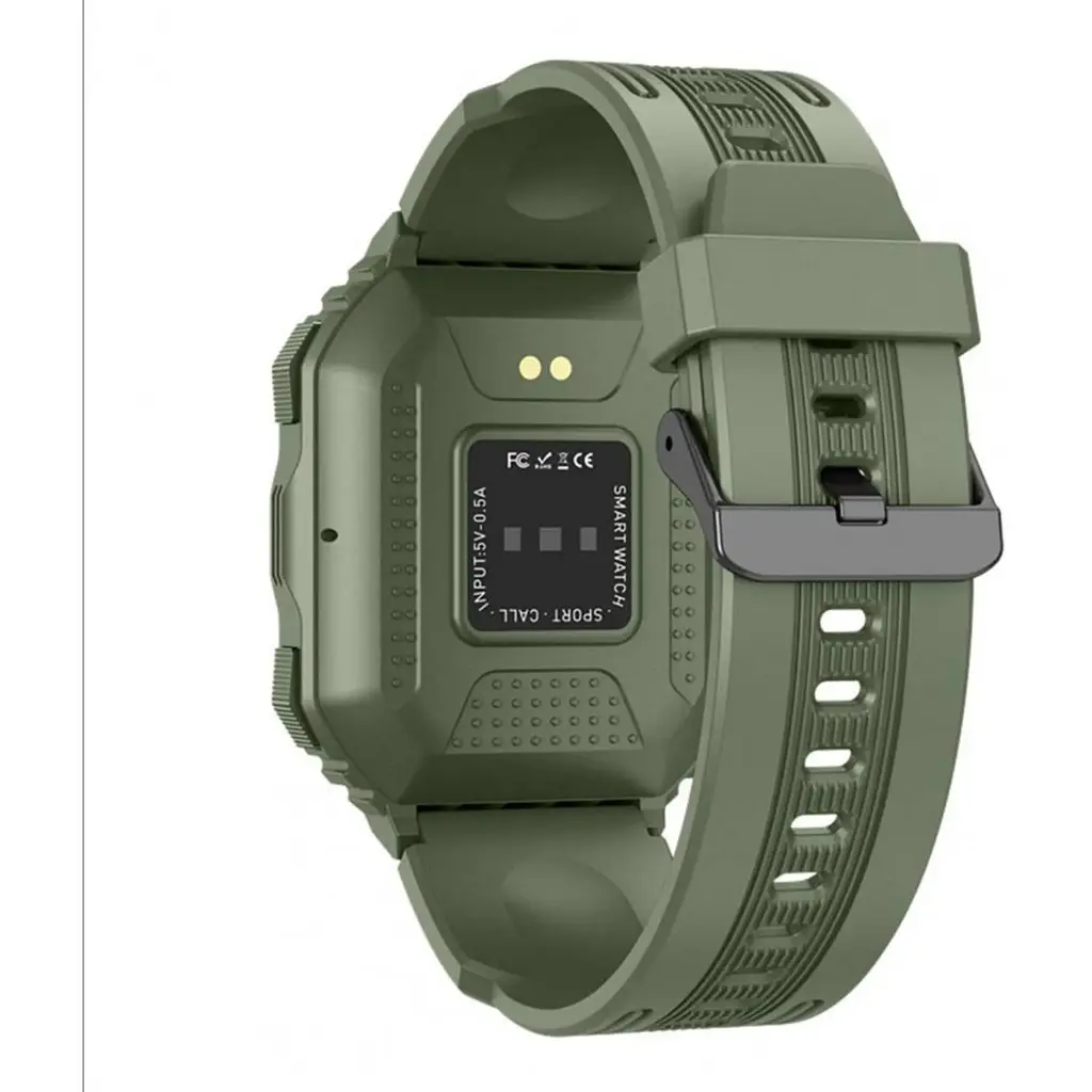 Смарт-годинник Lige Tank K06 Green (KTK0001R06G) - фото 3