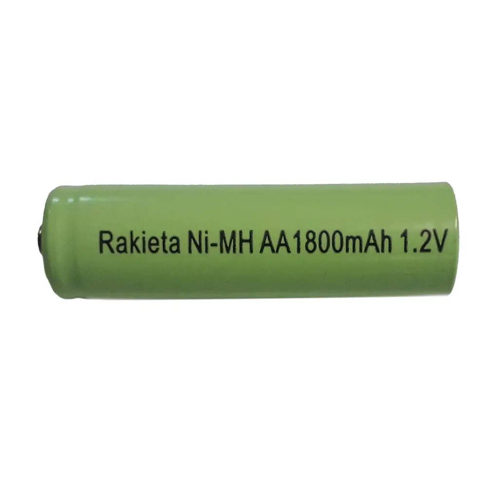 Акумуляторна батарейка АА RAKIETA Ni-MH, 1.2V, 1800mA, Зелений, пальчиковий акумулятор АА - фото 2