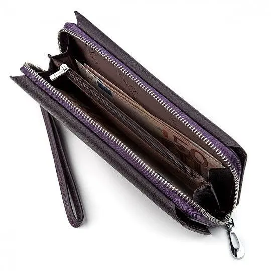 Гаманець жіночий ST Leather 18455 (ST228) зручний фіолетовий - фото 4