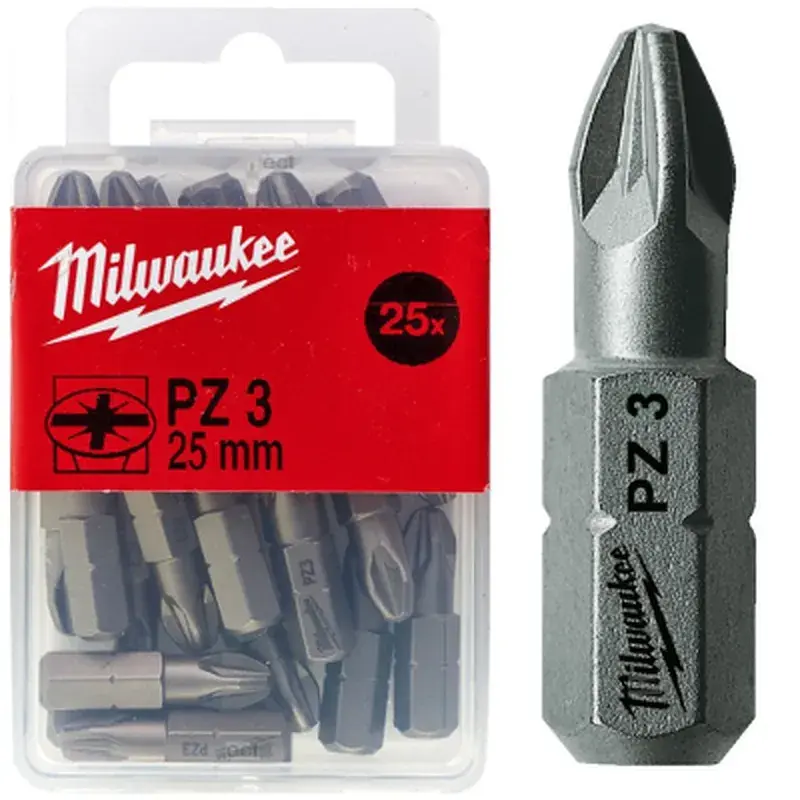 Набір біт Milwaukee PZ3, 25мм, 25шт (4932399591) - фото 3