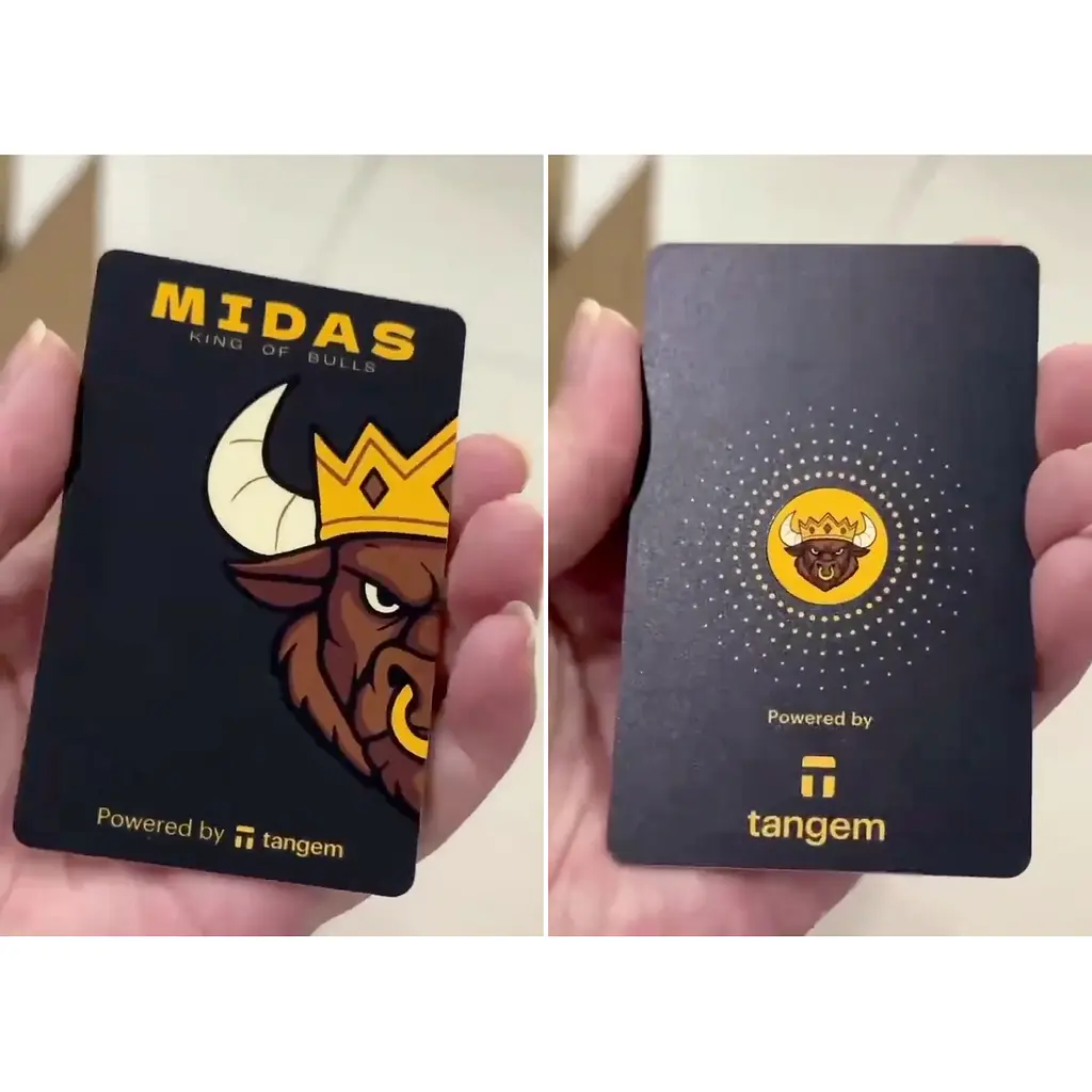 Криптогаманець Tangem Wallet 2.0 Midas — набір з 3 карток (TG-MIDAS) - фото 3