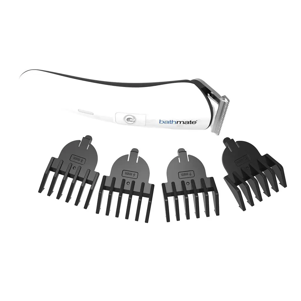 Тример для інтимних зон Bathmate Trimmer, з насадками 1-4мм, 3мм, 6мм, 9мм, 12мм - фото 4
