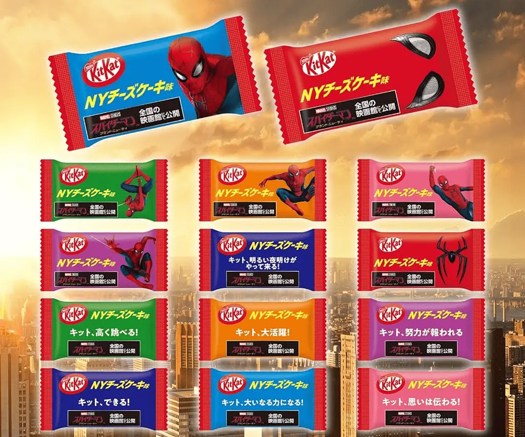 Шоколадні батончики Nestle KitKat Spider-Man New York Cheesecake 9шт х 11.6г - фото 8