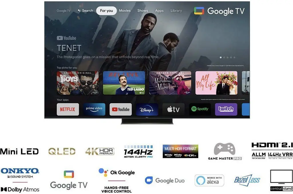 Телевізор TCL 75C835 - фото 3