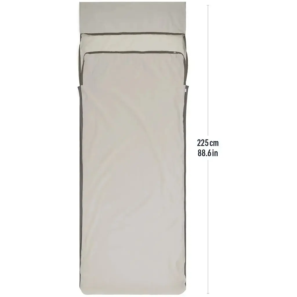 Вкладыш в спальник Sea To Summit Silk Blend Sleeping Bag Liner Rectnglr Pillow Sleeve Mnstrck Gr (1033-STS ASL032051-251803) - фото 6