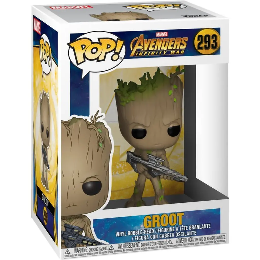 Фігурка Funko Pop! Avengers Infinity War: Грут із бластером [26904] [118047] - фото 2