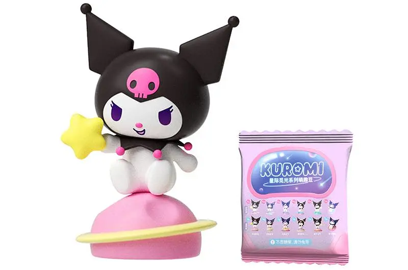 Ігрова фігурка-сюрприз Куромі зі світлом Pop Top Kuromi серії Галактичні пригоди 24MQD-033 (в асортименті)
