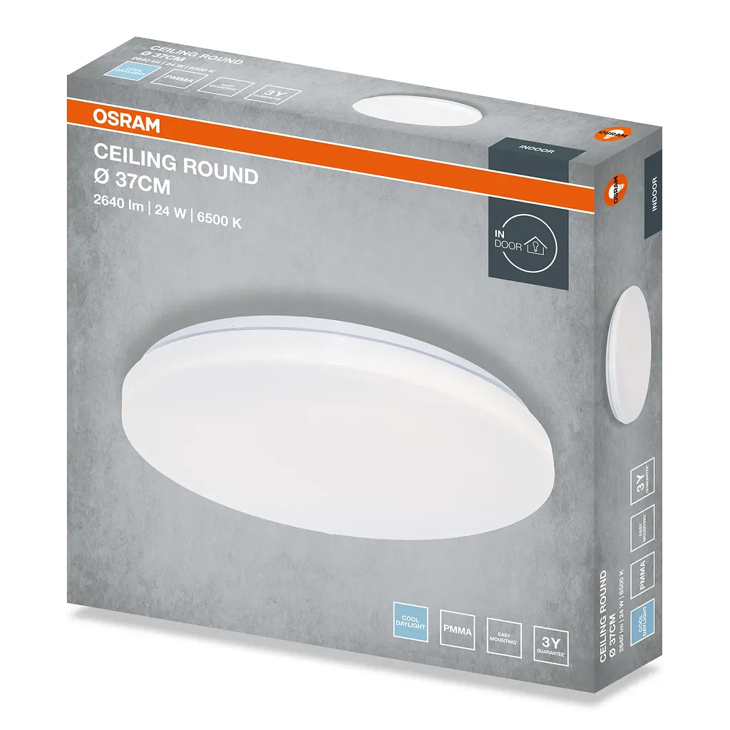 Osram Світильник накладний OSRAM CEILING ROUND 24Вт 6500K1920Лм - фото 5