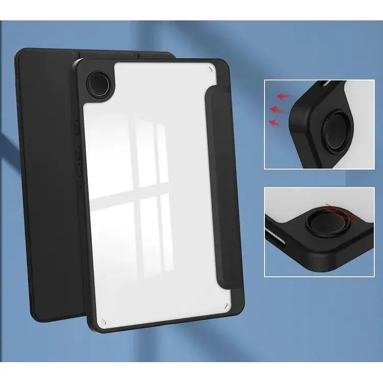 Чехол-книжка BeCover Soft Edge с креплением для стилуса для Samsung Galaxy Tab A9 SM-X115 8.7" Black (710355) - фото 3