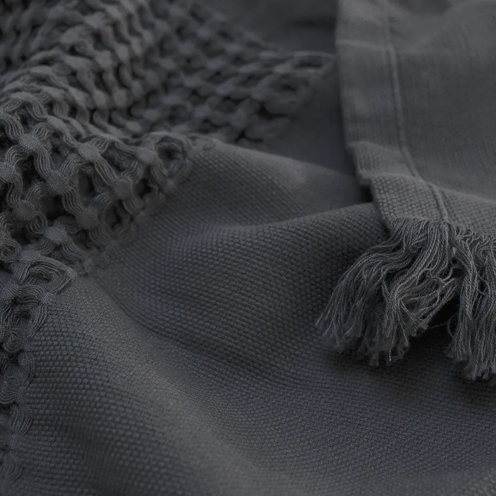Покрывало Lotus Home - Egi антрацит 240x260 - фото 5