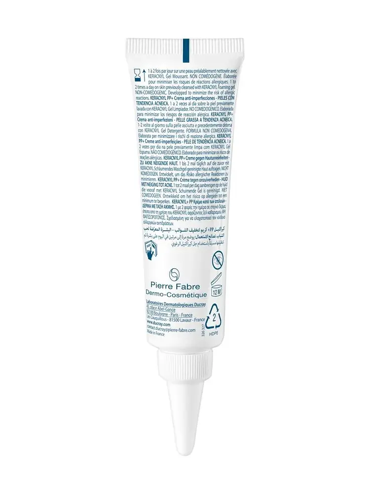 Крем против дефектов кожи Ducray Keracnyl PP+ Anti-Blemish Cream 30 мл - фото 3