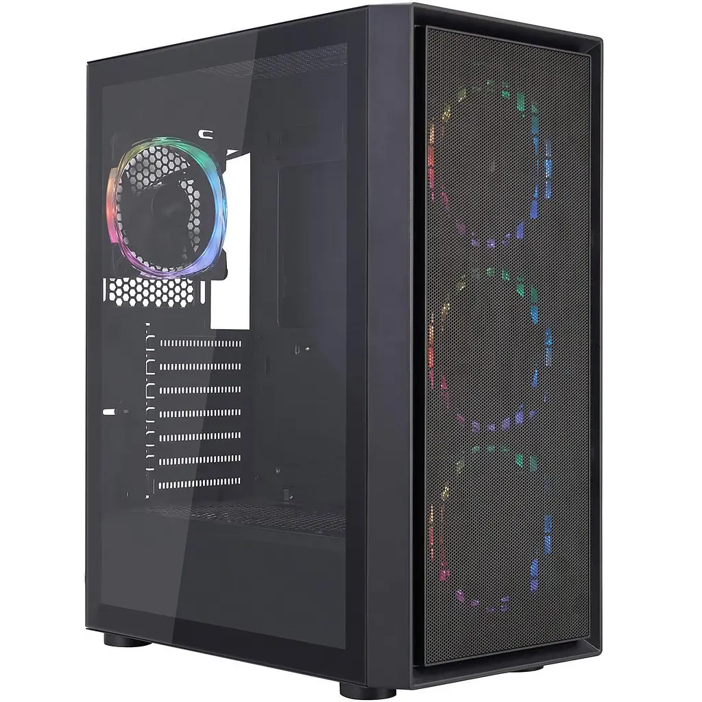 Корпус 1stPlayer Go6-BK-4FS7 Чорний без БЖ