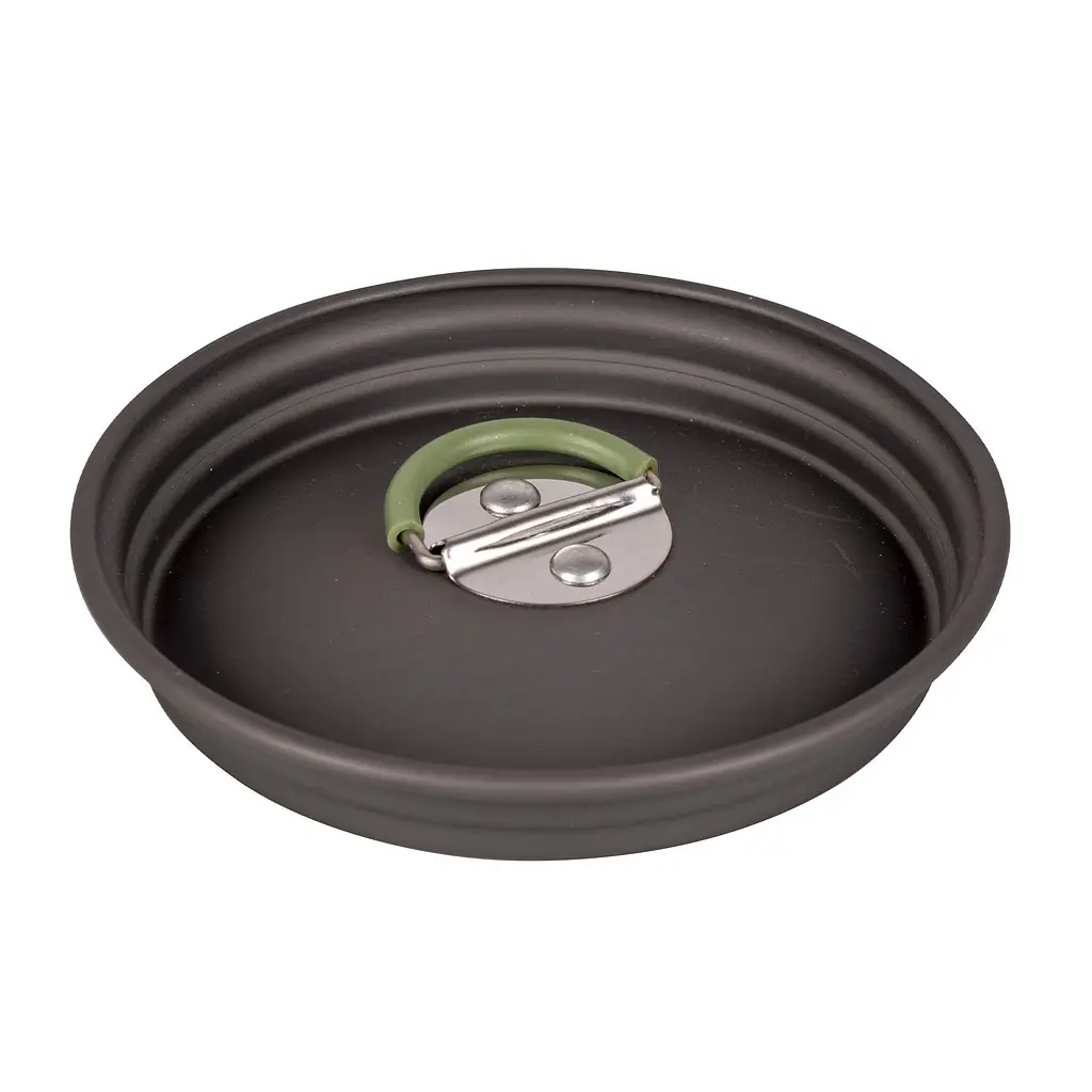 Набір посуду Bo-Camp Explorer 2 Pieces Hard Anodized Anthracite/Green (2200240), Сірий - фото 4