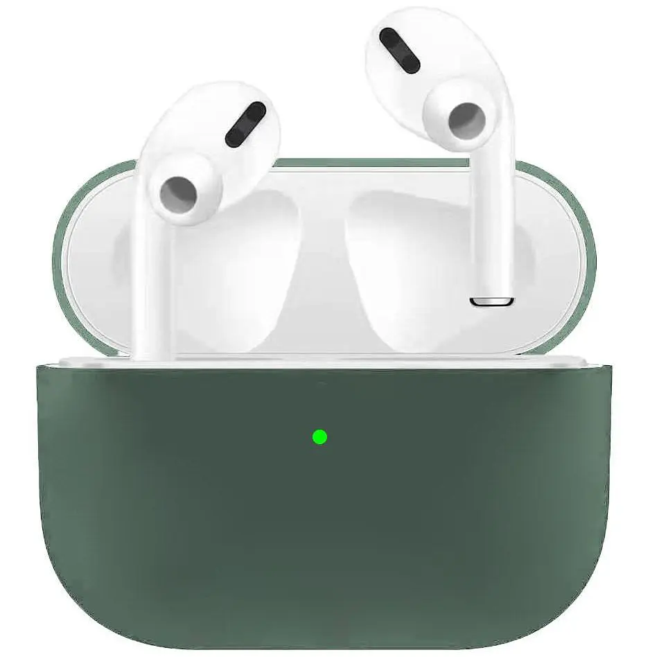 Чохол Silicone Case + Carbine для Apple AirPods Pro 2 Pine Green [74297] - фото 2