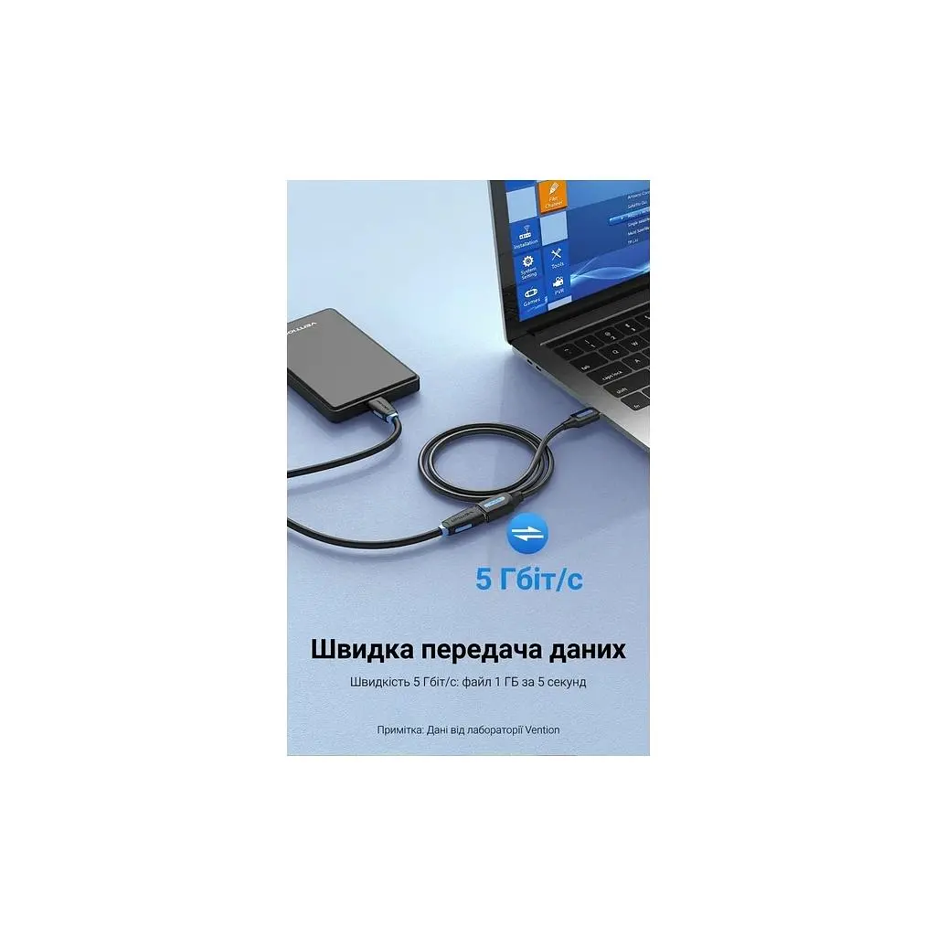 Дата кабель USB 3.0 AM/AF 3.0m black Vention (CBHBI) - фото 4