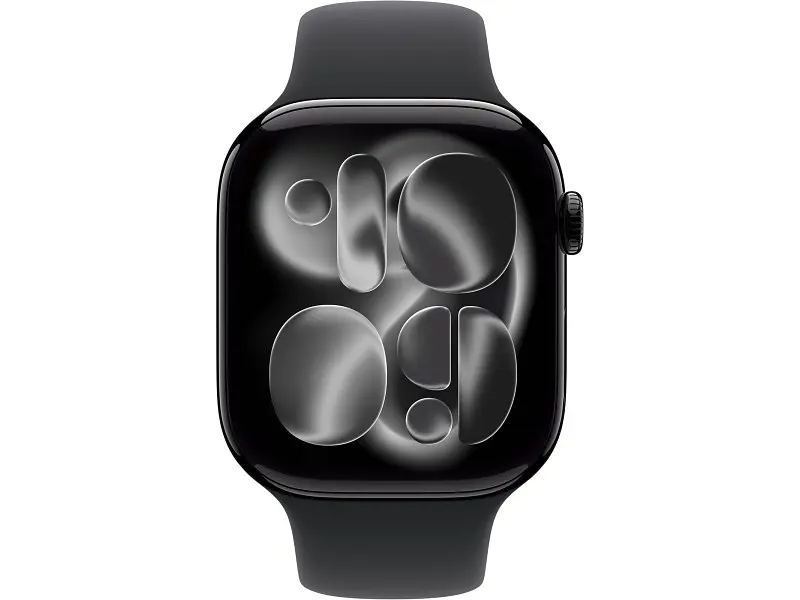 Смарт-годинник Apple Watch Series 11 GPS 42mm Jet Black Alu. Case w. Black S. Band - S/M (MEQT4) - фото 2