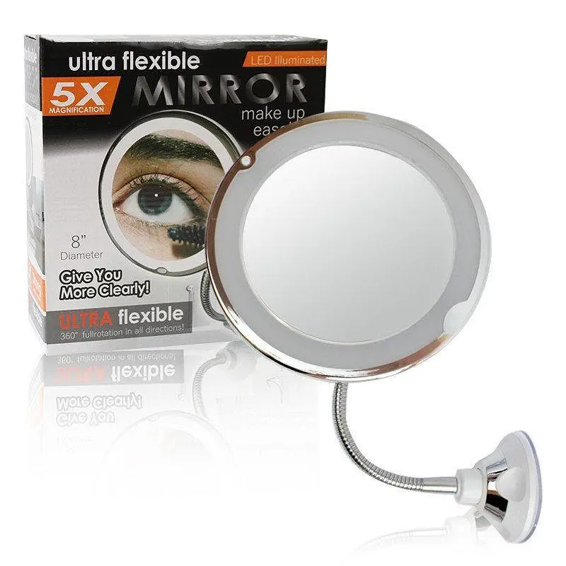 Зеркало гибкое на присоске косметическое 5X Ultra Flexible Mirror - фото 3