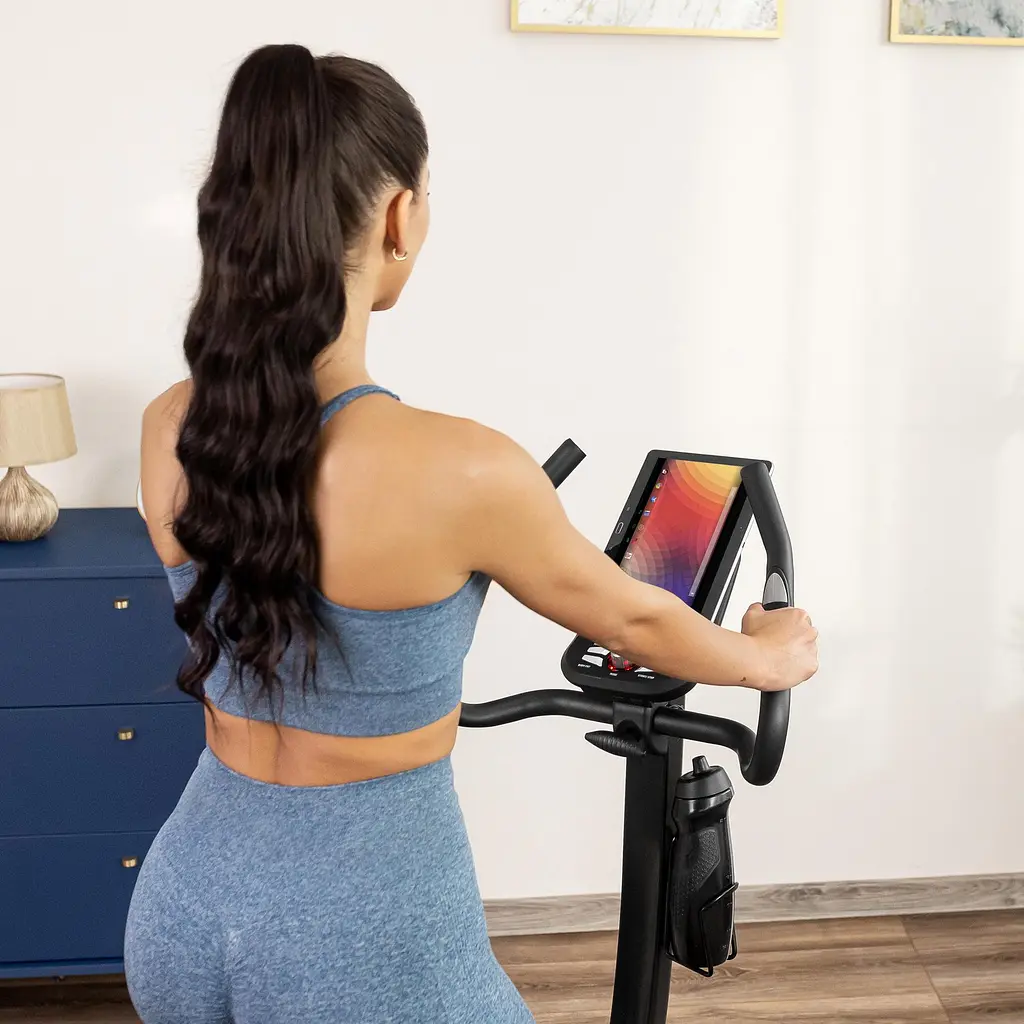 Велотренажер Gymtek XB4000 iConsole+ електромагнітний синій - фото 5