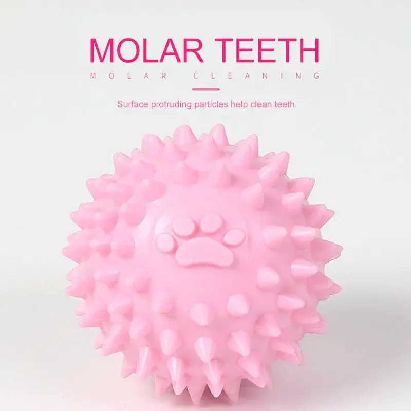 Іграшка-м'яч для чистки зубів собак Spiky Dog Toy Ball - фото 2