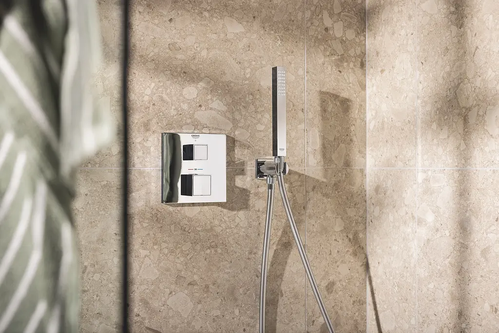Душевая система скрытого монтажа Grohe Grohtherm Cube с Rainshower Mono 310 Cube 34868000, Хром - фото 8