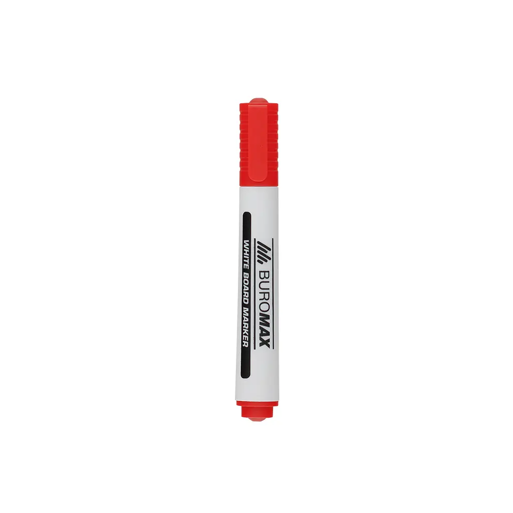Маркер Buromax для магнітних дошок, червоний, 2-4 мм, спиртова основа (BM.8800-05) - фото 2