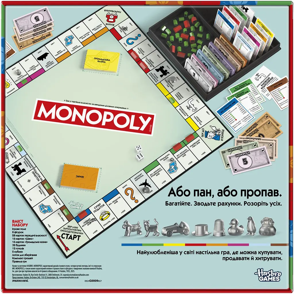 Гра настільна Monopoly Монополія класична (G0009) - фото 9